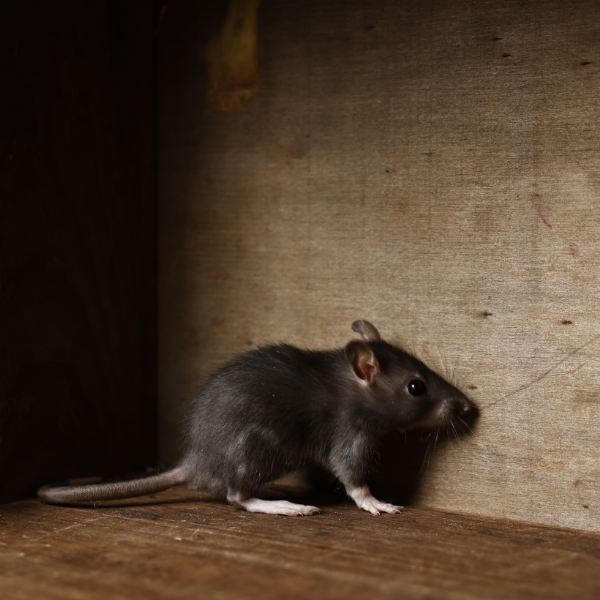 Entry points used by rats under house foundation