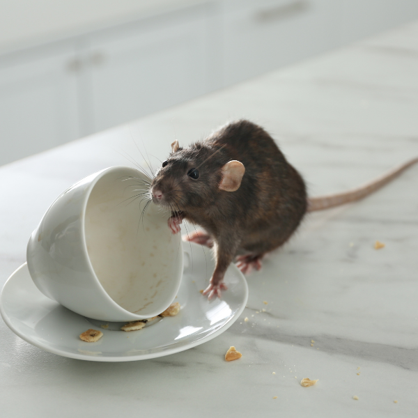 Rodents in roof cavity insulation